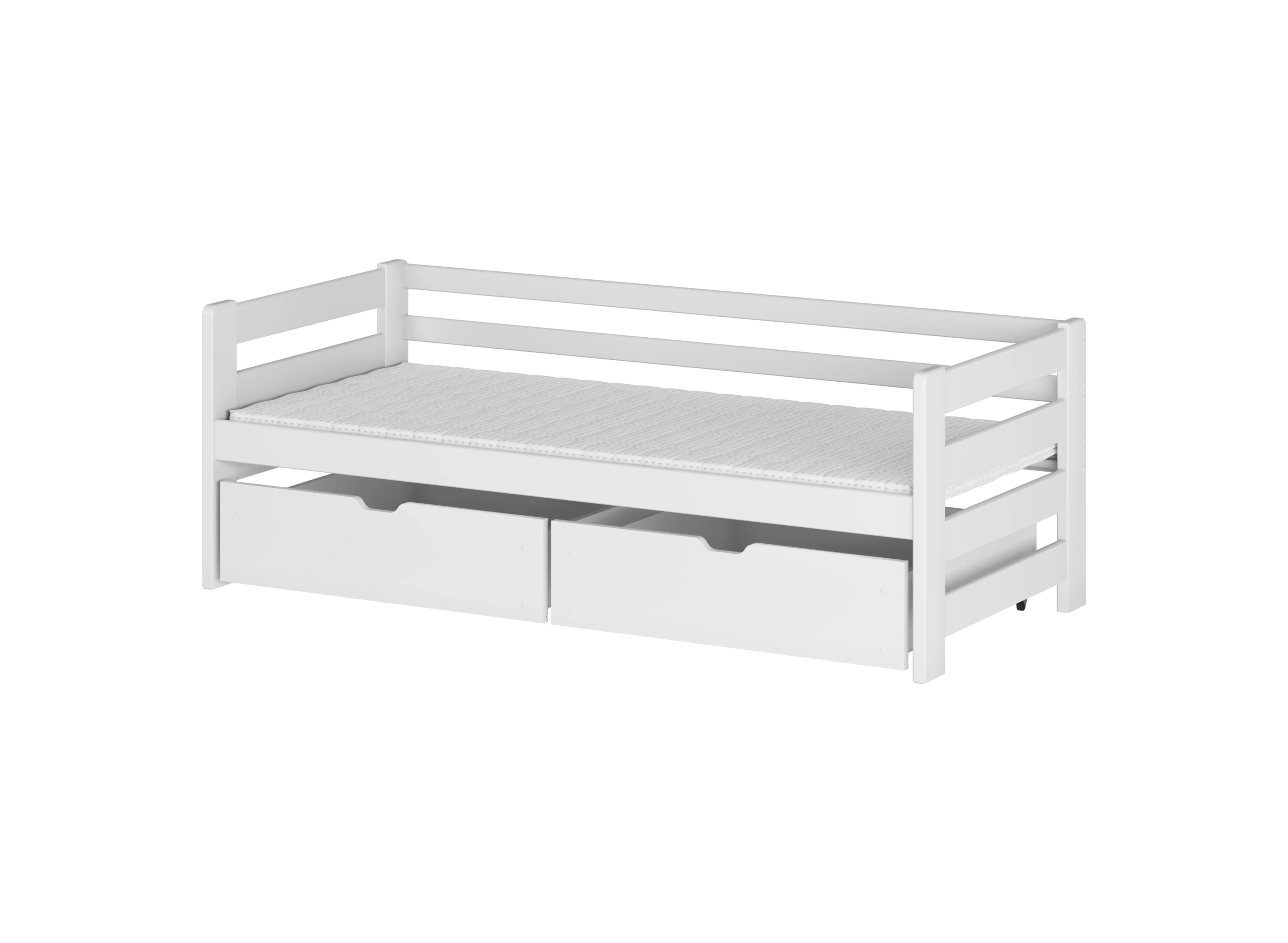 ERGO 90x200 bílá jednolůžková dětská postel Lano Nábytek