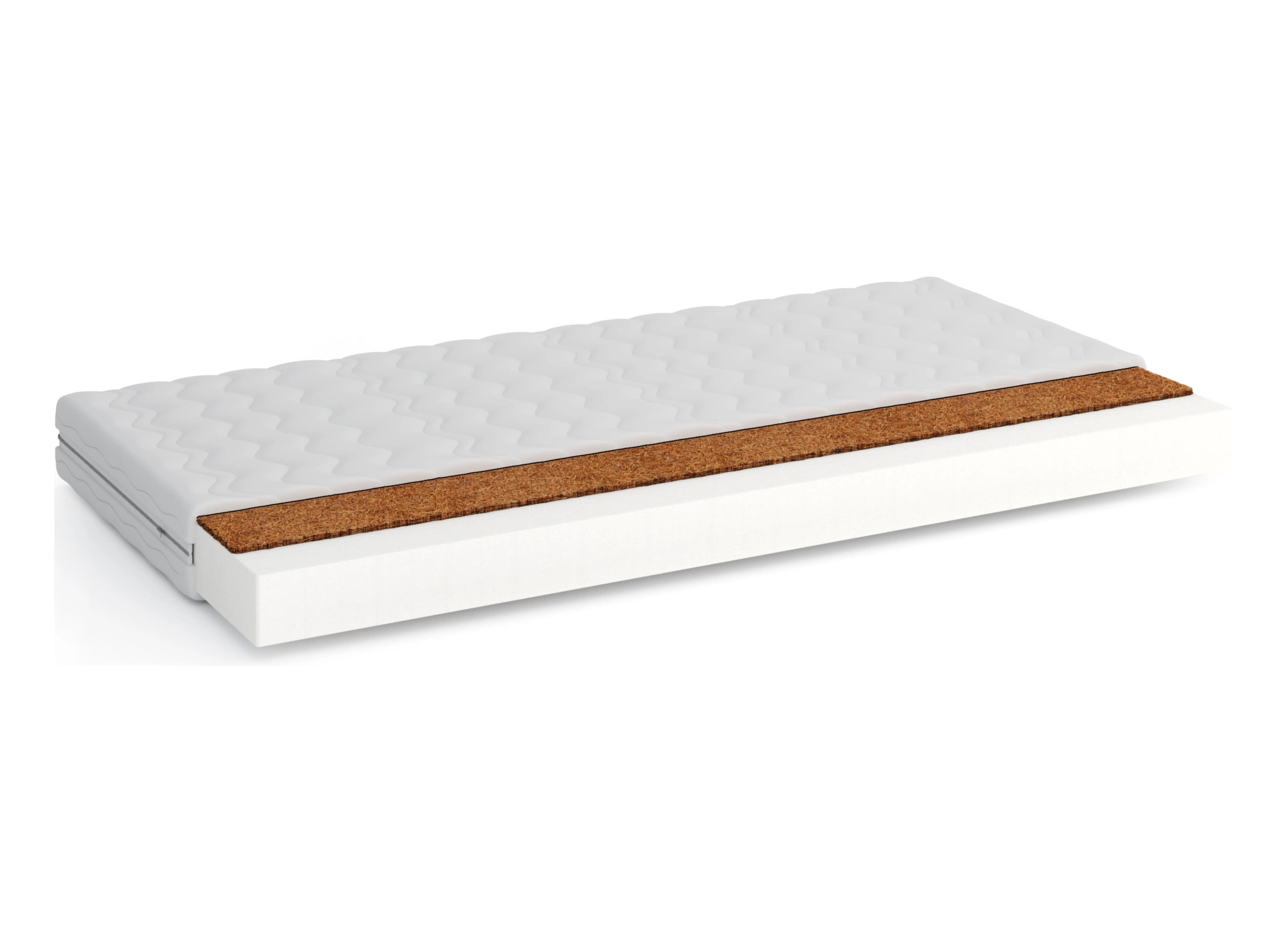 KOKOS 80x190 středně tvrdá 11 cm kokosovo-pěnová matrace Lano Nábytek