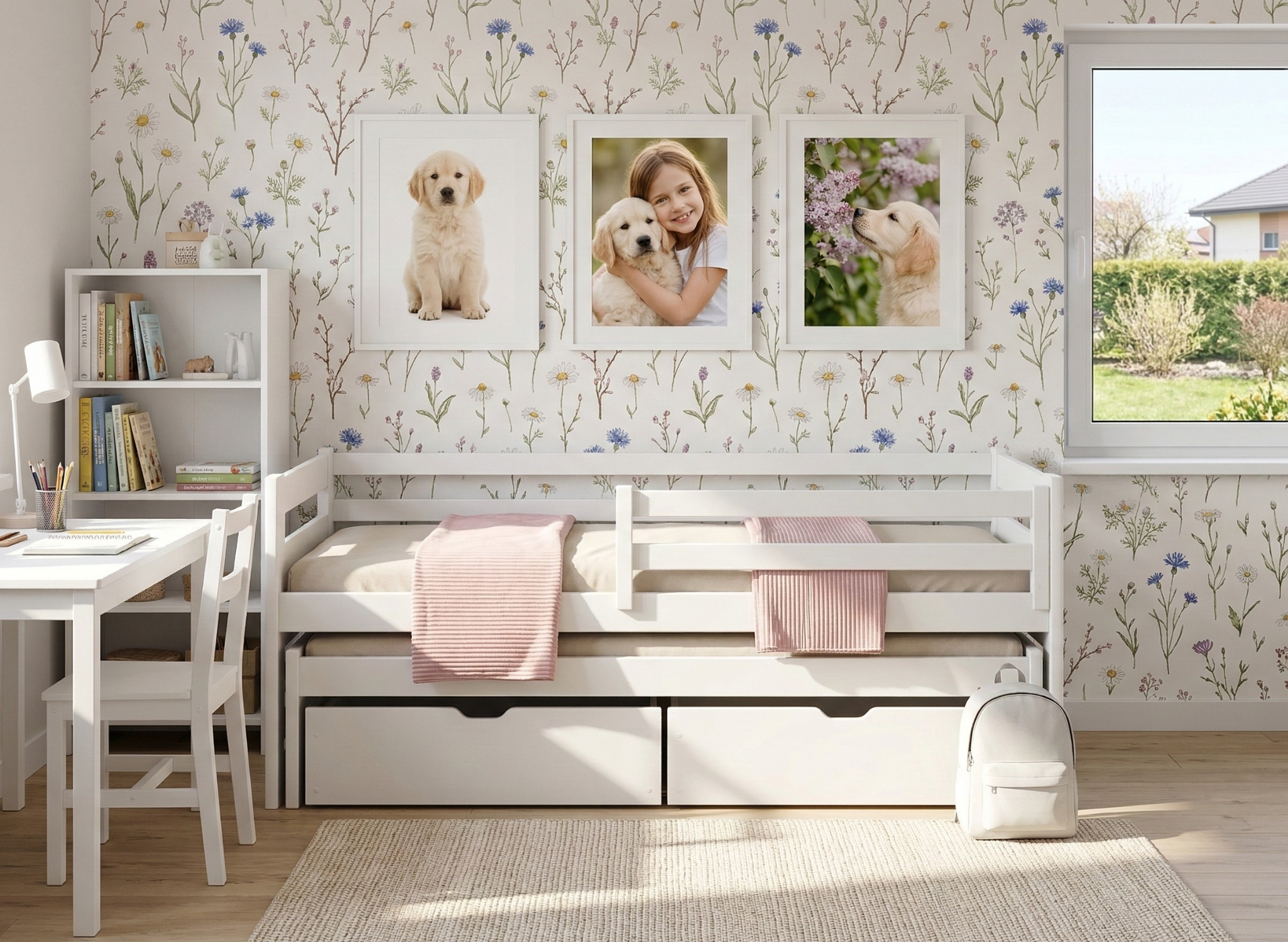 SENSO 80x160 bílá dětská postel Lano Nábytek
